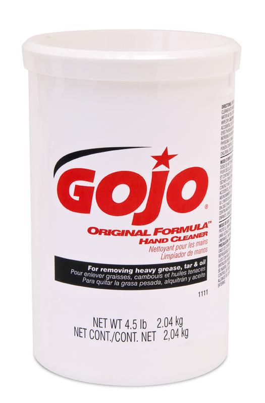 GOJO 4.5lb plastic cartridge original formula hand cleaner 6/4.5lb - 1111-06