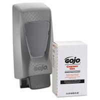 GOJO Cherry Gel pumice hand cleaner pro 2000 bag-in-box starter kits (1 dispenser /1 refill) 1/2000ml - 7290-D2