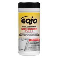 GOJO 25 count canister scrubbing wipes 6/25ct - 6383-06