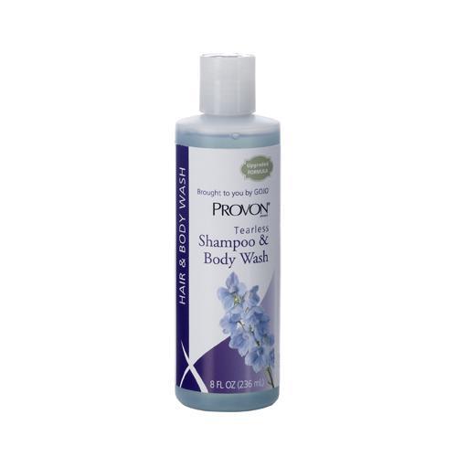 GOJO PROVON Tearless Shampoo & Body Wash - 8 fl. oz Squeeze Bottle, 48/8OZ - 4502-48