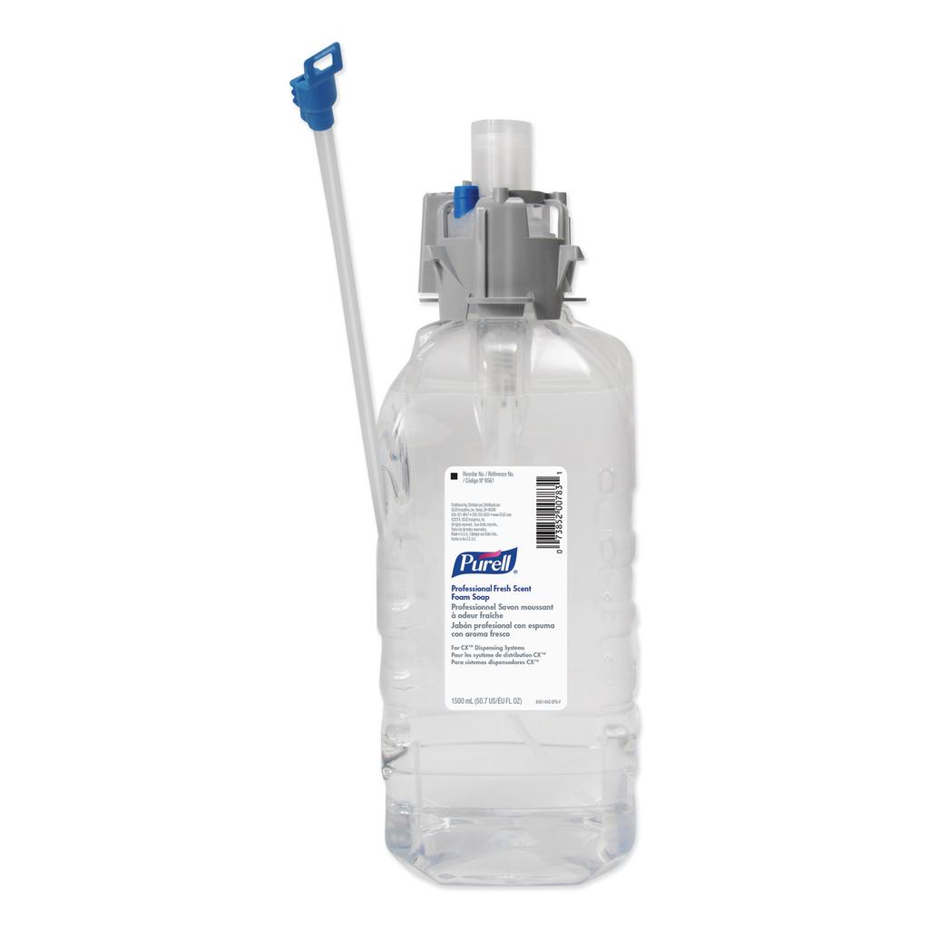 GOJO Foam Soap Purell 1500ml CX Refill Fresh Scent 4/CS - 8561-04