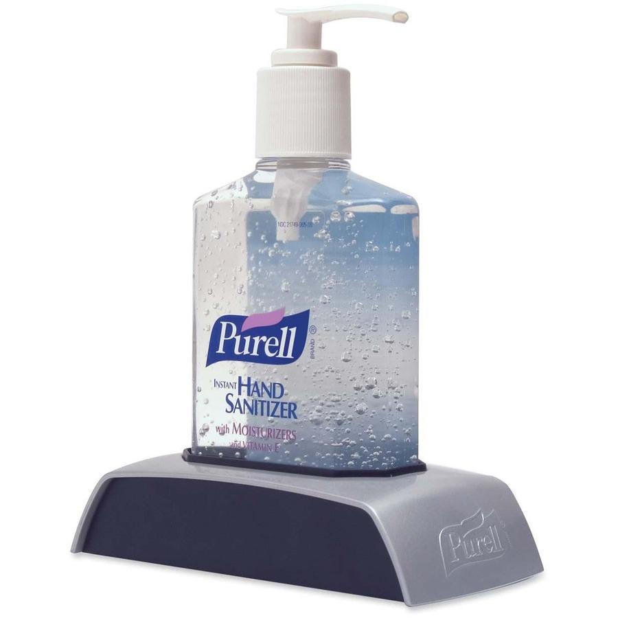 GOJO Purell classic holder and purell instant hand santi. 8oz pump bottle & educational material, 12/case - 9614-12