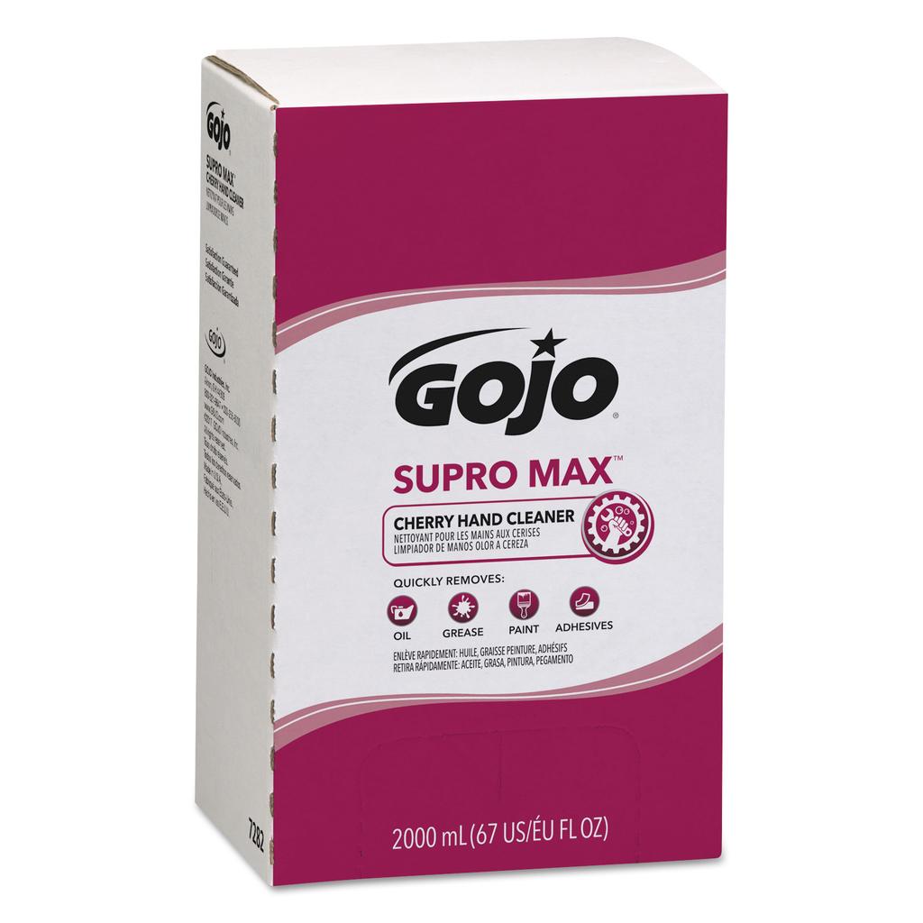 GOJO Supro max Cherry hand cleaner pro 2000 bag-in-box system 4/2000ml - 7282-04