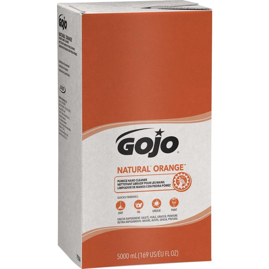 GOJO Natural Orange pumice hand cleaner pro 2000/5000 bag-in-box system2/5000ml - 7556-02
