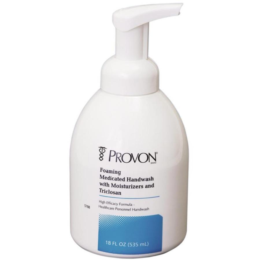 GOJO Provon 535ml counter top pump bottle Medicated Foaming Handwash w/Moisture& triclosan, 4/535ml - 5788-04