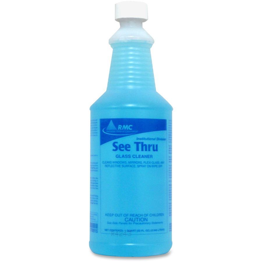Glass Cleaner - Ready-to-Use, Liquid, 32 fl oz, - 11768915