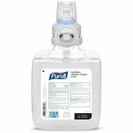 PURELL® 7869-02 Healthcare Waterless Surgical Scrub, 1200 mL Refill for PURELL® CS8 Touch-Free Waterless Surgical Scrub Dispenser; 2/Case - 7869-02