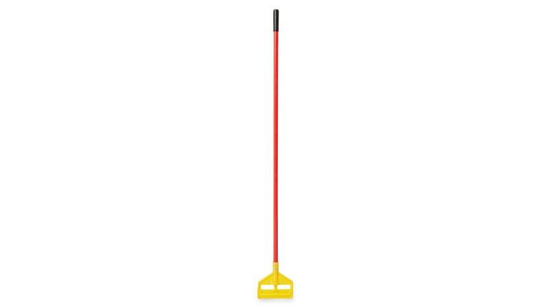 Invader 60" Red Fiberglass Wet Mop Handle - FGH14600RD00