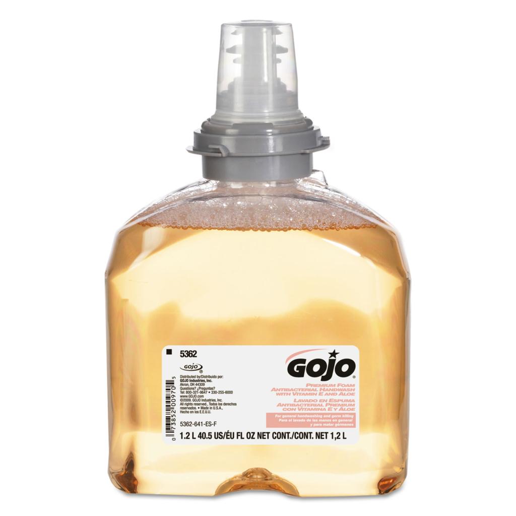 GOJO Premium foam antibacterial handwash touch free products 2/1200ml - 5362-02