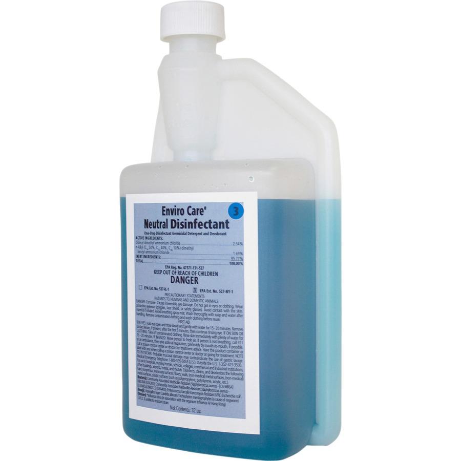neutral pH disinfectant cleans, disinfects and deodorizes 12/32oz - 12001214
