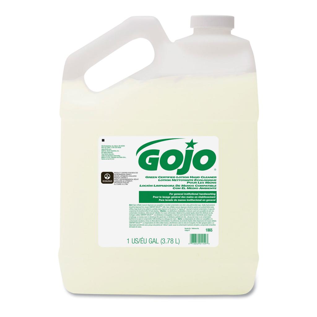 GOJOBulk Pour Gallon Products - Green Certified Lotion Hand Cleaner, 4/1GL - 1865-04