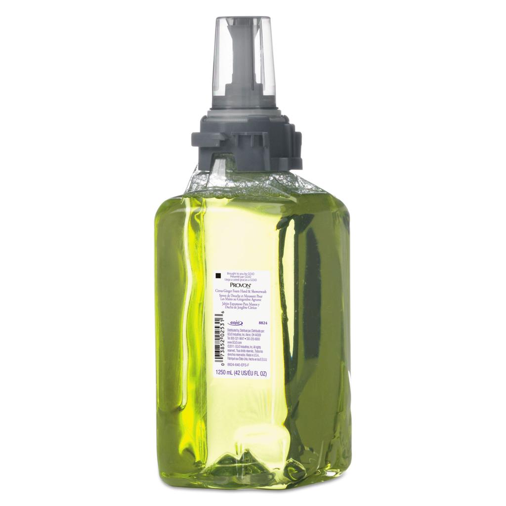 Provon ADX Citrus Ginger Foam Hand & Showerwash 1250mL Refill, 3/case - 8824-03