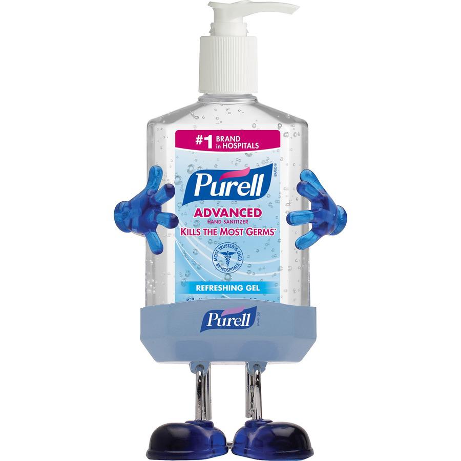 GOJO purell pal & purell instant hand saint. 8fl oz pump bottle & educational material Purell program for workplace wellness 12/8oz - 9600-PL1