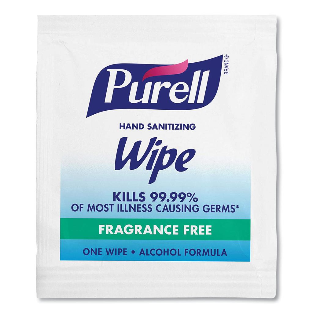 GOJO individually wrapped wipes -1000 count value pack Purell sanitizing hand wipes - 9021-1M