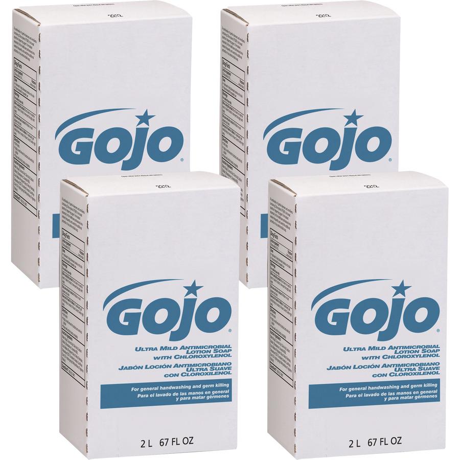 GOJO ultro mild antimicrobial lotion soap with chloroxylenol NXT 2000ml lotion soap products 4/2000ml - 2212-04