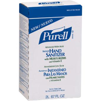 GOJO NXT 200ml Purell Instant Hand Sanitizer (4/2000mL) - 2237-04